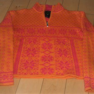OBERMEYER 1947 Signature Nordic Pattern Sweater M